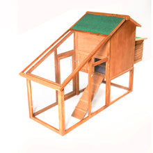 Load image into Gallery viewer, 75" Deluxe Wooden Chicken Coop Backyard Nest Box Hen House Rabbit Wood Hutch
